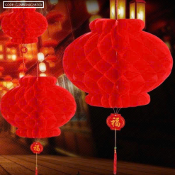 Combo 50c (5 Bịt) - mỗi bịt 10 LỒNG ĐÈN GIẤY ( F15 / 12CM ) - COMBO50C5BT03