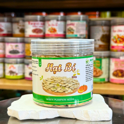 Hạt Bí Trắng Đặc Biệt Mini 200g - Hộp Pet - HBTMHP200G