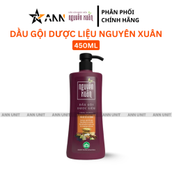 Dầu Gội Dược Liệu Nguyên Xuân Cho Tóc Thường 450ml - Chai Đỏ - DGTDNXCD450