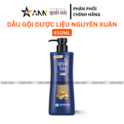 Dầu Gội Nguyên Xuân Dược Liệu Sạch Gàu 450ml - Xanh Dương Đậm - DGTDNXXDD450