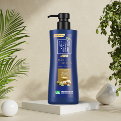 Dầu Gội Nguyên Xuân Dược Liệu Sạch Gàu 450ml - Xanh Dương Đậm - DGTDNXXDD450
