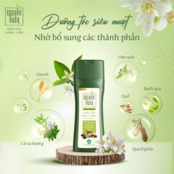 Dầu Gội Nguyên Xuân Dược Liệu Dưỡng Tóc Hương Bưởi 250ml - Xanh Lá Nhạt - DGTDNXXLN250