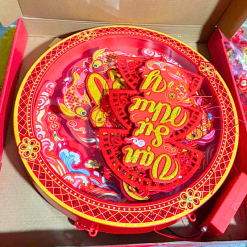 Dây Đèn Tròn Chữ Lộc Có Đèn Led Nhạc 40x90cm - DDTCDN01