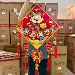 Dây reo 3d Vuông Tràn Trí Tết 40cm - DTT04