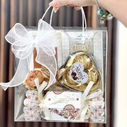 Giỏ Quà Tết Trong Suốt Nhiều Mẫu - Quà Tặng Tết Sang Trọng - Quà Trang Trí Tết - QTTT02