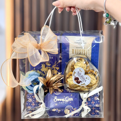 Giỏ Quà Tết Trong Suốt Nhiều Mẫu - Quà Tặng Tết Sang Trọng - Quà Trang Trí Tết - QTTT02