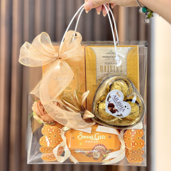 Giỏ Quà Tết Trong Suốt Nhiều Mẫu - Quà Tặng Tết Sang Trọng - Quà Trang Trí Tết - QTTT02