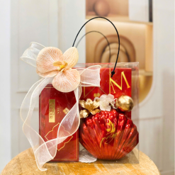 Giỏ Quà Tết Trong Suốt - Quà Tặng Tết Sang Trọng - Quà Trang Trí Tết - QTTT03