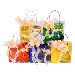 Giỏ Quà Tết Trong Suốt - Quà Tặng Tết Sang Trọng - Quà Trang Trí Tết - QTTT03