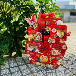 Giỏ Quà Tết Sung Túc An Khang - Quà Tặng Tết Sang Trọng - Quà Trang Trí Tết - QTTT05