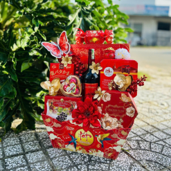 Giỏ Quà Tết Sung Túc An Khang - Quà Tặng Tết Sang Trọng - Quà Trang Trí Tết - QTTT05