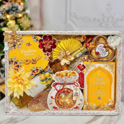 Hộp Quà Tết Chữ Nhật Nhiều Mẫu - Quà Tặng Tết Sang Trọng - Quà Trang Trí Tết - QTTT06