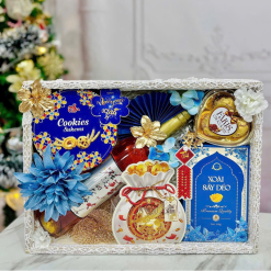 Hộp Quà Tết Chữ Nhật Nhiều Mẫu - Quà Tặng Tết Sang Trọng - Quà Trang Trí Tết - QTTT06