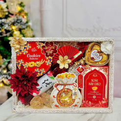Hộp Quà Tết Chữ Nhật Nhiều Mẫu - Quà Tặng Tết Sang Trọng - Quà Trang Trí Tết - QTTT06
