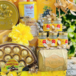 Giỏ Quà Tết 14 Món Cao Cấp - Quà Tặng Tết Sang Trọng - Quà Trang Trí Tết - QTTT07