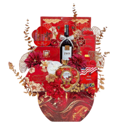 Giỏ Quà Tết Cao Cấp - Quà Tặng Tết Sang Trọng - Quà Trang Trí Tết - QTTT08