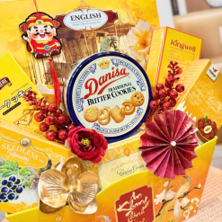 Giỏ Quà Tết - Quà Tặng Tết Sang Trọng - Quà Trang Trí Tết - QTTT10