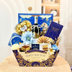 Giỏ Quà Tết Có 4 Màu Đủ Vị - Quà Tặng Tết Sang Trọng - Quà Trang Trí Tết - QTTT12