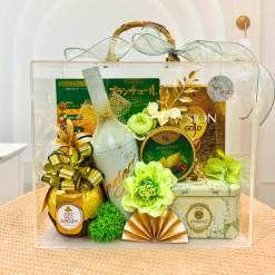 Hộp Quà Tết Chữ Nhật Trong Suốt - Quà Tặng Tết Sang Trọng - Quà Trang Trí Tết - QTTT13