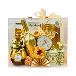 Hộp Quà Tết Chữ Nhật Trong Suốt - Quà Tặng Tết Sang Trọng - Quà Trang Trí Tết - QTTT13