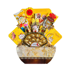 Giỏ Quà Tết Sang Trọng - Quà Tặng Tết - Quà Trang Trí Tết - QTTT19