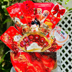 Hộp Quà Tết Sang Trọng – Set Quà Cao Cấp - Quà Trang Trí Tết - QTTT27