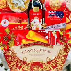 Hộp Quà Tết Rượu Bánh Kẹo Sang Trọng – Set Quà Cao Cấp - Quà Trang Trí Tết Biếu Ai Cũng Hợp - QTTT29