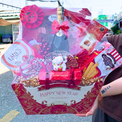 Hộp Quà Tết Đẹp – Quà Trang Trí Tết – Set Quà Cao Cấp Chưng Phòng Khách - QTTT33