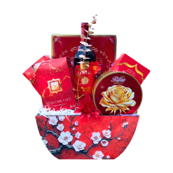 Hộp Quà Trang Trí Tết – Quà Tặng Tết Sang Trọng – Set Quà Cao Cấp - QTTT34