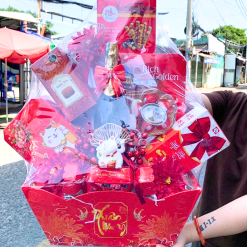 Set Quà Tết Cao Cấp – Hộp Quà Tết Sang Trọng – Quà Trang Trí Phòng Khách - QTTT38