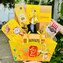 Hộp Quà Tết Sum Vầy – Quà Tặng Tết Cho Người Thân – Quà Trang Trí Tết Nguyên Đán - QTTT45