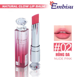 Son Dưỡng Ẩm Môi Hàn Quốc Embisu Natural Glow Lip Balm - SONEMBISU01