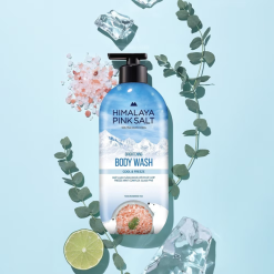 Sữa Tắm Muối Hồng Himalaya Pink Cool & Freeze Làm Sạch Dưỡng Ẩm 500g - 8801051311402