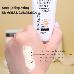 Kem Chống Nắng 31 May Mineral Sunblock Cream SPF50+ PA++++ 50ml - 8938562528132