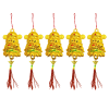 Set 5 Dây Liễn Thần Tài Vàng Treo Cây Trang Trí Tết - TLN09