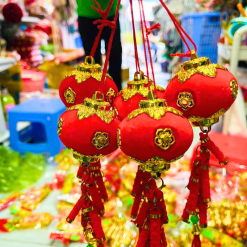 Set 5 Cầu Pháo - Liễn Treo Cây Trang Trí Tết - TLN12