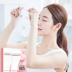 Hộp 10 Miếng Mặt Nạ B5 Hydrating Facial Mask Màu Hồng - 8804719572443