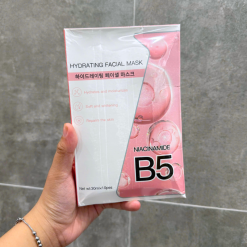 Hộp 10 Miếng Mặt Nạ B5 Hydrating Facial Mask Màu Hồng Cam - 8805079625848