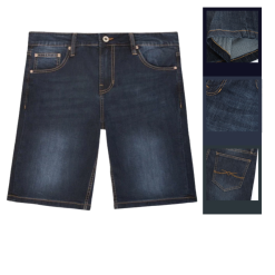Quần Short Denim Nam Diagonal Old Sailor - 7130 - QB448