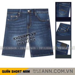 Quần Jean Short Nam Form Slim-fit Old Sailor - 7014 - QB465