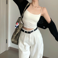 Quần Jeans Nữ Trơn Ống Rộng Vải Dày Mềm Không Co Giãn - QG291