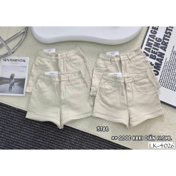 Quần Short Jean Trơn Nữ Không Co Giãn Đứng Form Chuẩn - Có 5 Màu Mặc Cực Xinh - QG295