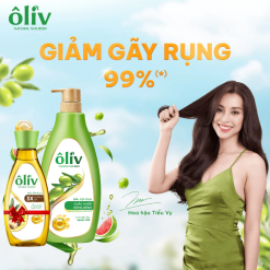 Dầu Gội Ôliu Ôliv Giúp Tóc Chắc Khỏe Bồng Bềnh 650ml - Tặng Dầu Tắm Oliu 3x Dưỡng Ẩm - 8935136865181