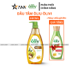 Dầu Tắm Ôliu Ôliv 3x Dưỡng Ẩm 650ml - Tặng Dầu Gội Ôliu Giúp Giảm Gãy Rụng Tóc - 8935136865402