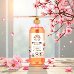 Sữa Tắm Purite Hương Hoa Anh Đào Cherry Blossom 1,1 lít - Sữa Tắm Dưỡng Sáng Da - 8935136865648