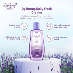 Combo 2 Chai Dung Dịch Vệ Sinh Dạ Hương Daily Fresh Dịu Nhẹ Màu Tím 120ml/chai - DDVSDHDFT120