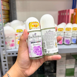 Lăn Khử Mùi Enchanteur Sensation 72h 50ml - Lăn Nách Dưỡng Sáng Da Màu Tím - 8935212804981
