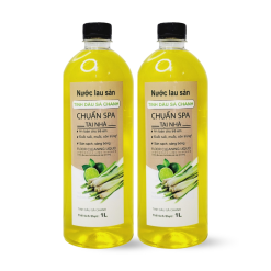 Set 2 Chai Nước Lau Sàn Tinh Dầu Sả Chanh Tươi 1 Lít/Chai - NLSN01