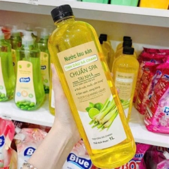 Set 2 Chai Nước Lau Sàn Tinh Dầu Sả Chanh Tươi 1 Lít/Chai - NLSN01