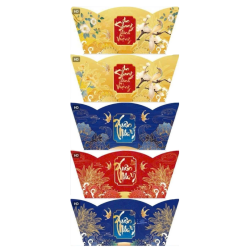 Đế Trang Trí Giỏ Quà Tết - Khay Thuyền Trang Trí Tết - KTTTT01